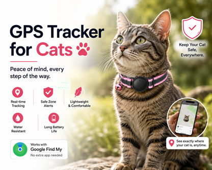 Real-Time Cat GPS Tracker – Never Lose Your Cat Again