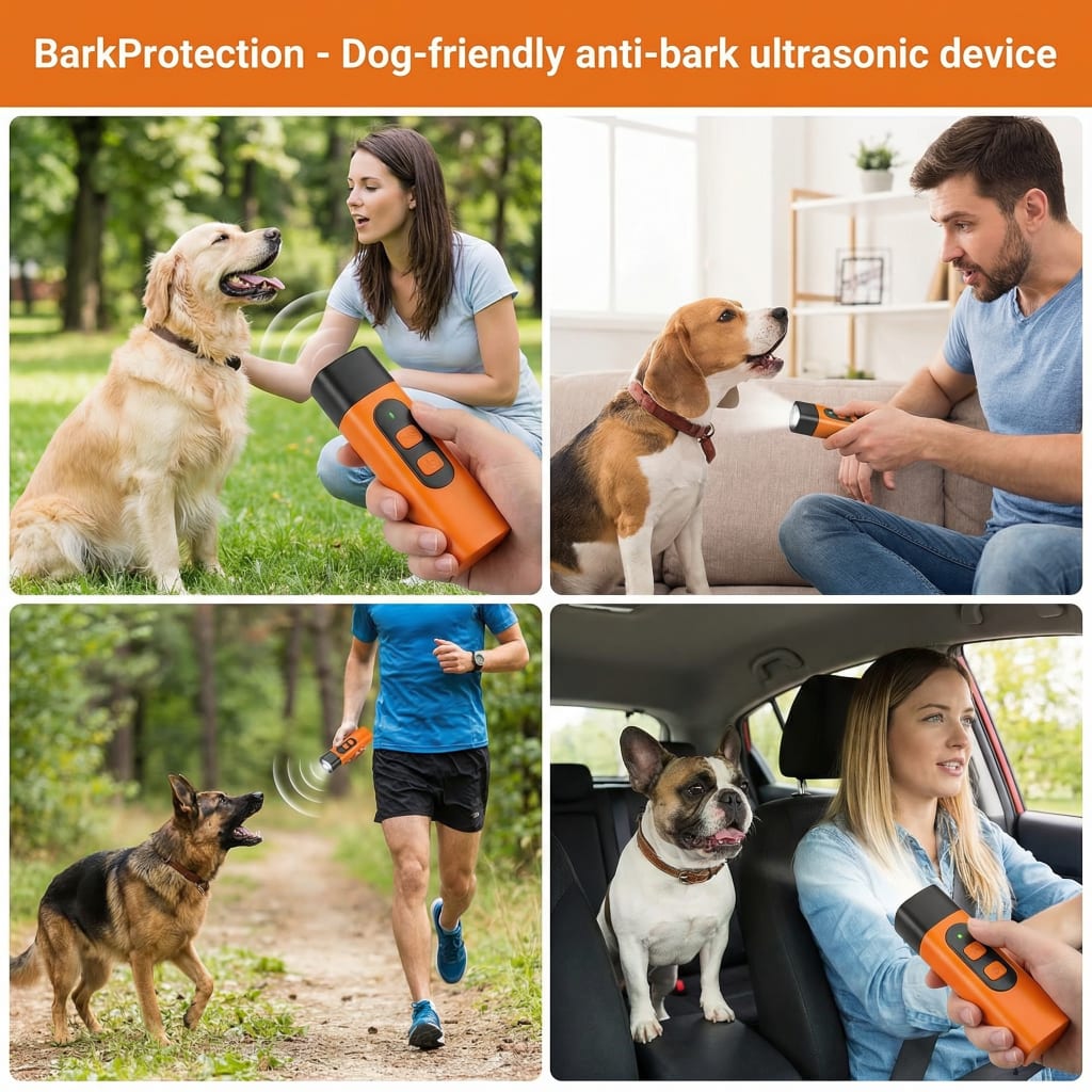BarkProtection - Dog-friendly anti-bark ultrasonic device